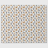 クンフーラッピング紙 ラッピングペーパー (フラット)