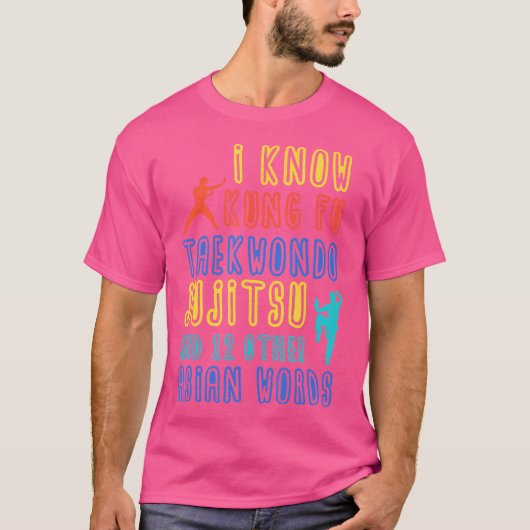 クンフー制服ジウ実武元道 Tシャツ (正面)