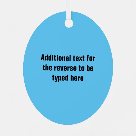 クンフー武術アーティスト戦闘ポーズ – 名前を追加 メタルオーナメント (裏面)