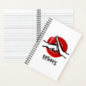 クンフー – 武術アーツ – 尊敬 ノートブック (内側)