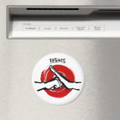 クンフー – 武術アーツ – 尊敬 マグネット (インサイチュ (食洗機))