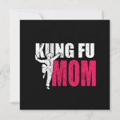 クン誇りを持ったフーママ武術アーツファイターマザーギフト 招待状 (正面)
