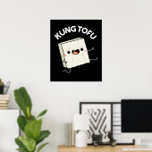 クン豆腐おもしろいクンフー豆腐プンダークBG ポスター (ホームオフィス)