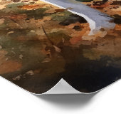 クヴァスドッグアートプリントポスター ポスター (角)