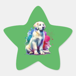 クヴァス犬 星シール