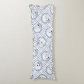 クヴァス絵を描ズのハンガリーかわいいオリジナルドッグアート ボディピロー (正面縦)