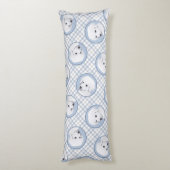 クヴァス絵を描ズのハンガリーかわいいオリジナルドッグアート ボディピロー (裏面 (縦))