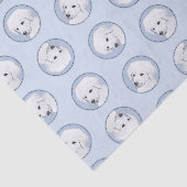 クヴァス絵を描ズのハンガリーかわいいオリジナルドッグアート 薄葉紙 (詳細)