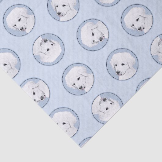 クヴァス絵を描ズのハンガリーかわいいオリジナルドッグアート 薄葉紙 (詳細)