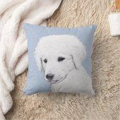 クヴァス絵画ズ – かわいいオリジナルドッグアート クッション (ブランケット)