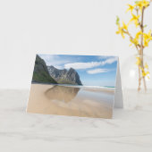 クヴァルヴィカロフォテンノルウェー カード (黄色い花)