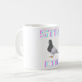 クーなままでいろ鳩 コーヒーマグカップ (正面左)
