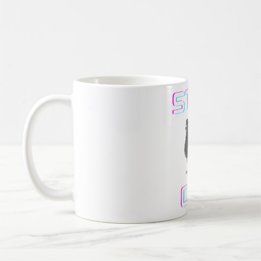 クーなままでいろ鳩 コーヒーマグカップ (左)