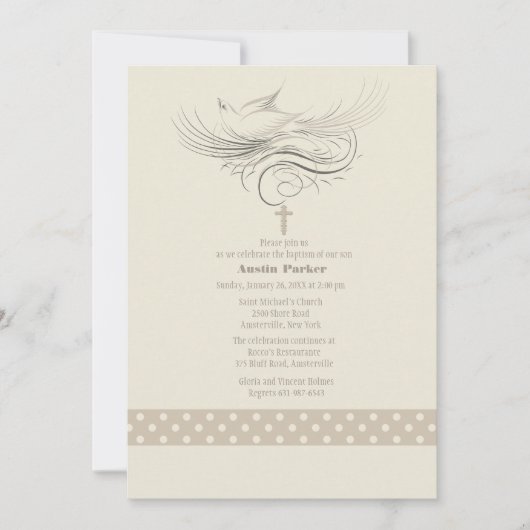 クーイングドーブ招待状 招待状 (正面)