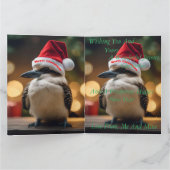 「クーカブラスのクリスマス応援」 カード (内部)