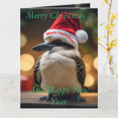 「クーカブラスのクリスマス応援」 カード (黄色い花)