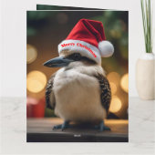 「クーカブラスのクリスマス応援」 カード (裏面)