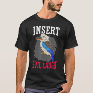 クーカブラ野鳥観察バードラバーバーバーバーダーチングキングフィッシュ Tシャツ