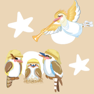 クーカブルラクリスマス出生 フリースブランケット