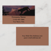 クーガーとグランドキャニオン 名刺 (正面/裏面)