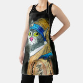 クーガーに真珠のイヤリングエプロンをメッシ エプロン (インサイチュ)