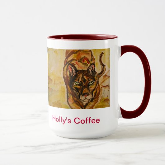 クーガーのマグ マグカップ (右)