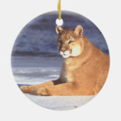 クーガーの休息のオーナメント セラミックオーナメント (裏面)
