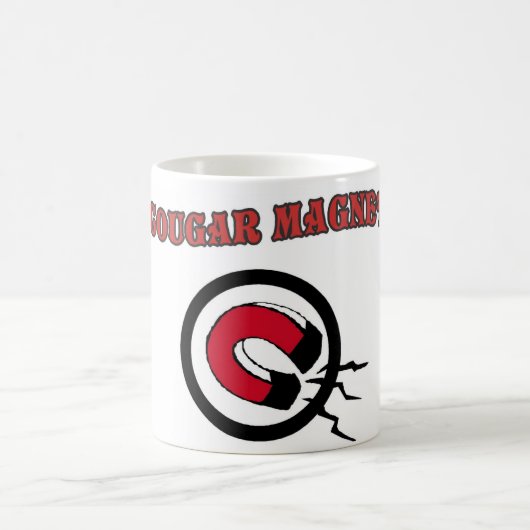 クーガーの磁石 コーヒーマグカップ (中央)