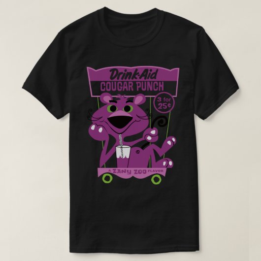 クーガーパンチ Tシャツ (デザイン正面)