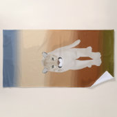 クーガービーチタオル ビーチタオル (正面)