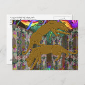 クーガーファンタジーはがき ポストカード (正面/裏面)