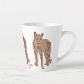 クーガープーママウンテンライオンサンダー_コーブ カフェラテマグ (右)