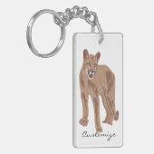 クーガープーママウンテンライオンサンダー_コーブ キーホルダー (正面左)