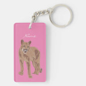 クーガープーママウンテンライオンサンダー_コーブ キーホルダー (裏面)