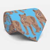 クーガープーママウンテンライオンサンダー_コーブ ネクタイ (ロール)