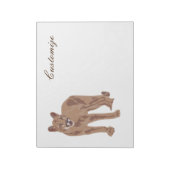 クーガープーママウンテンライオンサンダー_コーブ ノートパッド (回転)