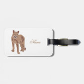 クーガープーママウンテンライオンサンダー_コーブ ラゲッジタグ (裏面横)