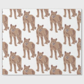 クーガープーママウンテンライオンサンダー_コーブ ラッピングペーパー (フラット)