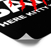 クーガーベイトおもしろいハロウィーン衣装オールドウーマンヨン ポスター (角)