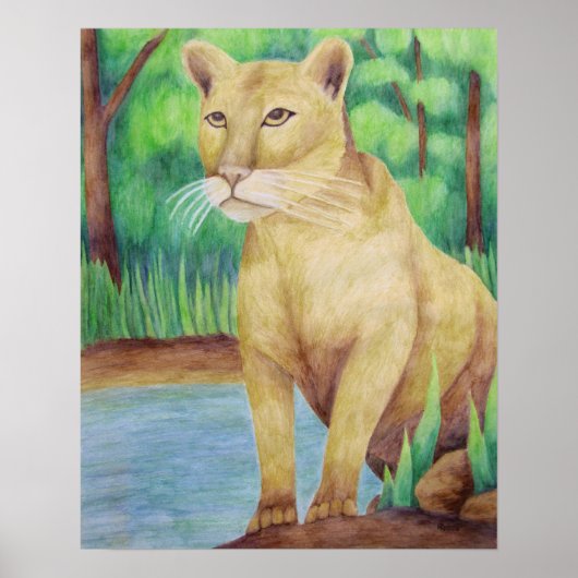 クーガーポスター ポスター (正面)