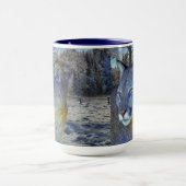 クーガーマウンテンライオン&ウィンターツリー マグカップ (中央)