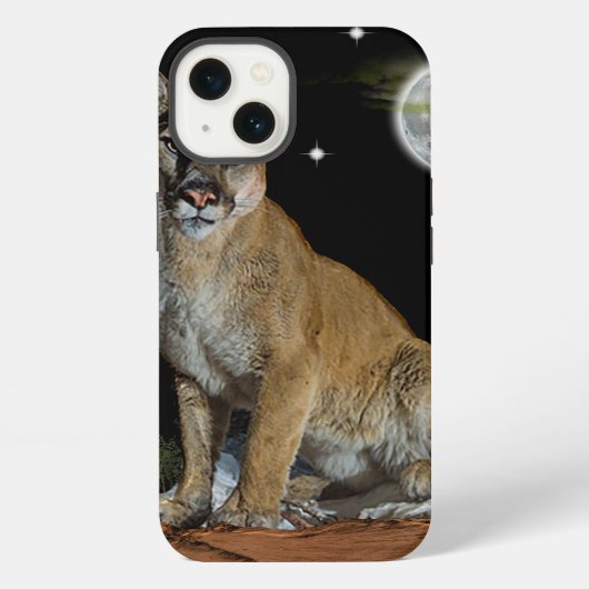 クーガー山 iPhoneケース (裏面)