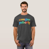 クーガー グルービー 思春期 更年期 閉経期 サイ Tシャツ (正面フル)