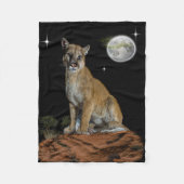 クーガー フリースブランケット (正面)