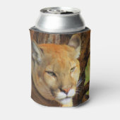 クーガー – フロリダパンサー – マウンテンライオンクーラーボックス 缶クーラー (缶裏面)