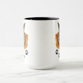 クーガー、プーマ、マウンテンライオン動物トラック旅行M マグカップ (中央)