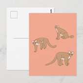 クーガー ポストカード (正面/裏面)