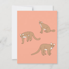 クーガー ポストカード