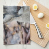 クーガー、マウンテンライオン、フロリダパンサー、プーマ キッチンタオル (四つ折り)