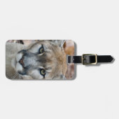 クーガー、マウンテンライオン、フロリダパンサー、プーマ ラゲッジタグ (正面横)